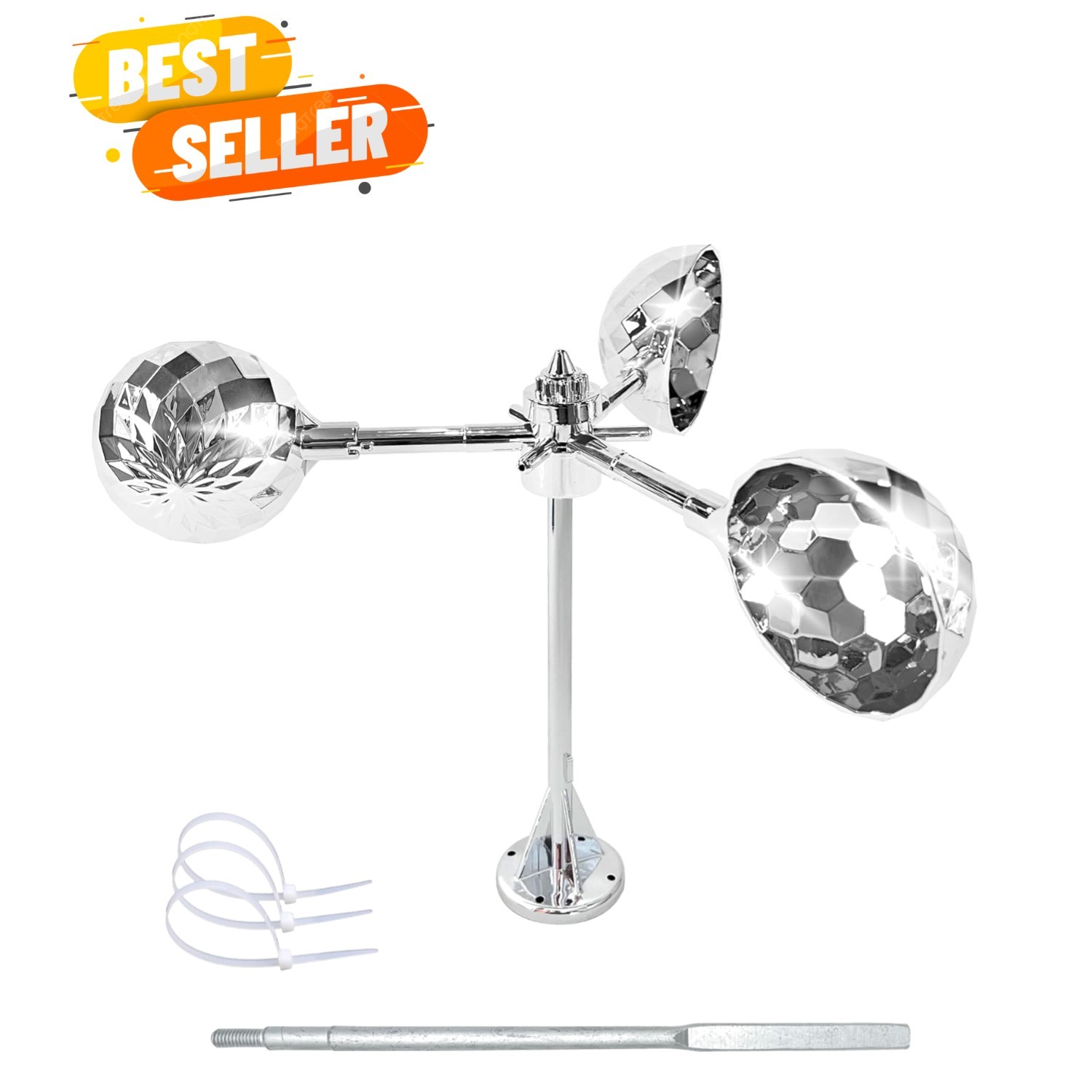 Bird Reflective Spinning Deterrent Devices for Outside Keep Birds Away Pigeon...