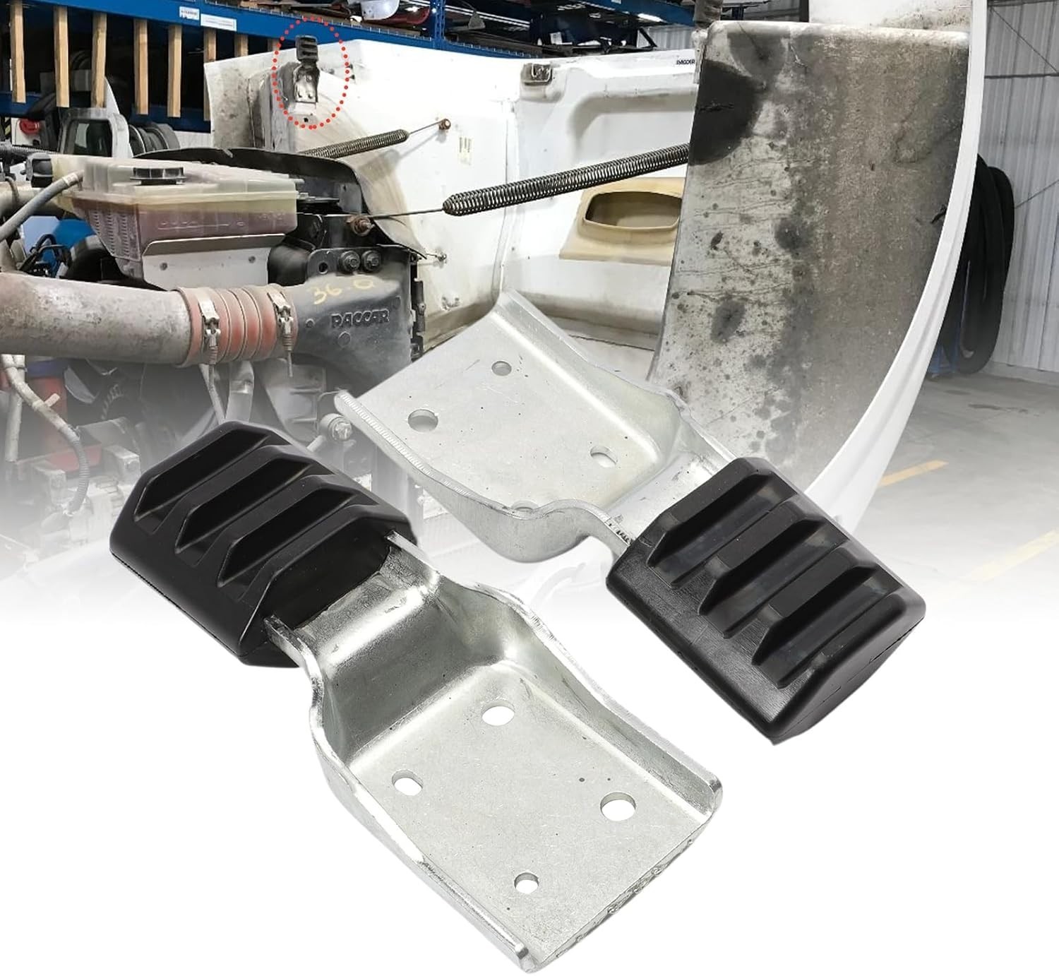 2 Pack Upper Hood Guide Bracket Replace L11-6133 L116133 Driver Left and Righ...