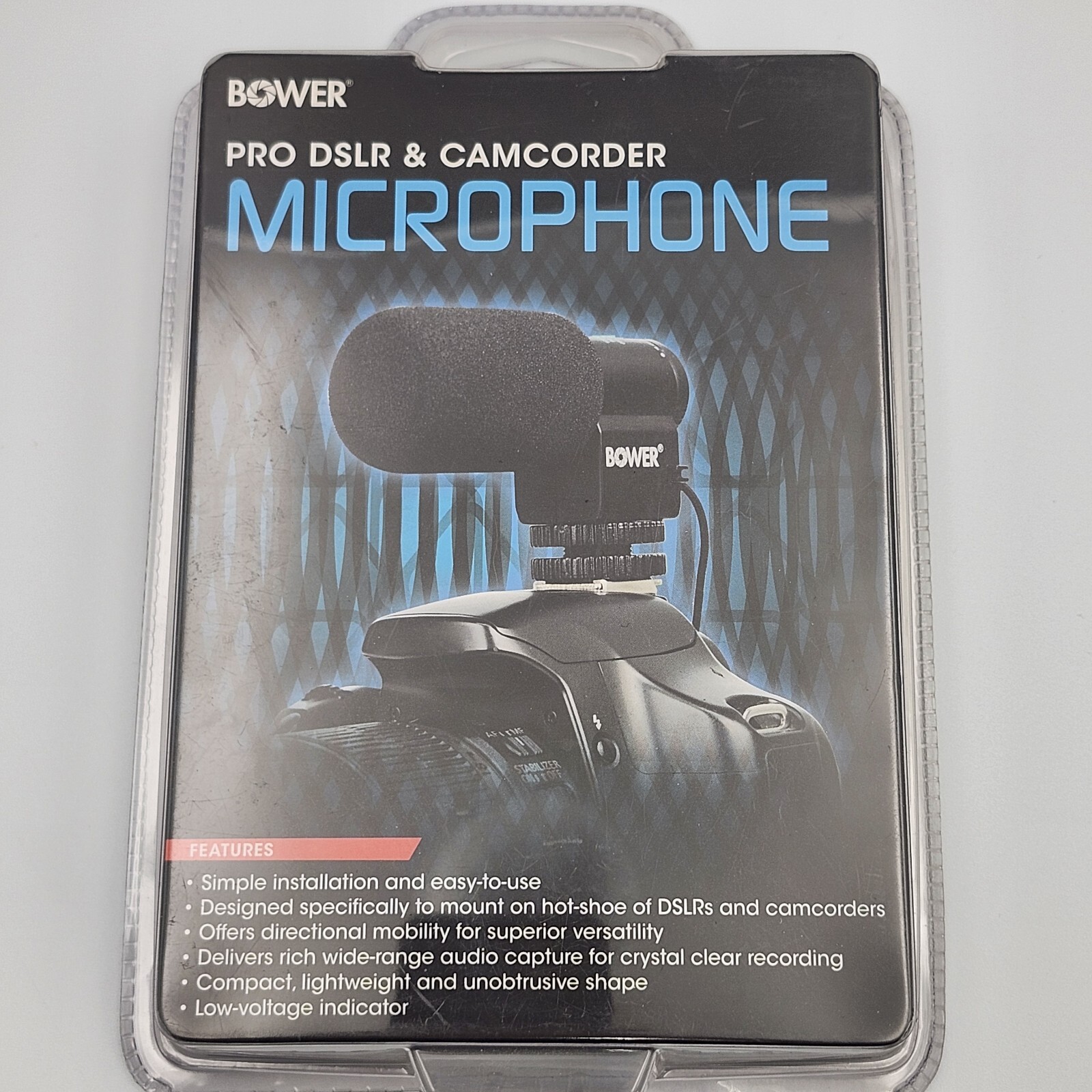 New Bower Condenser Microphone MIC150 for Pro DSLR & Camcorder
