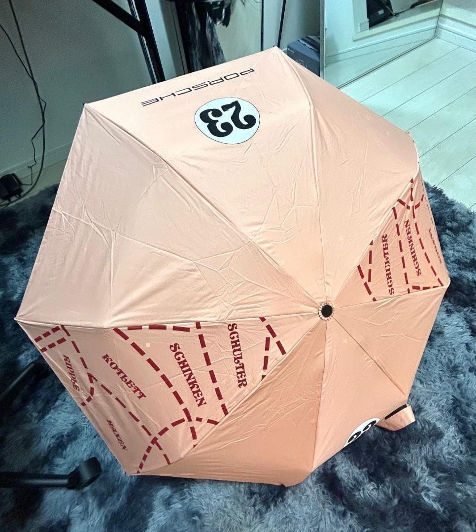 Porsche Folding Umbrella 917 Pink Pig