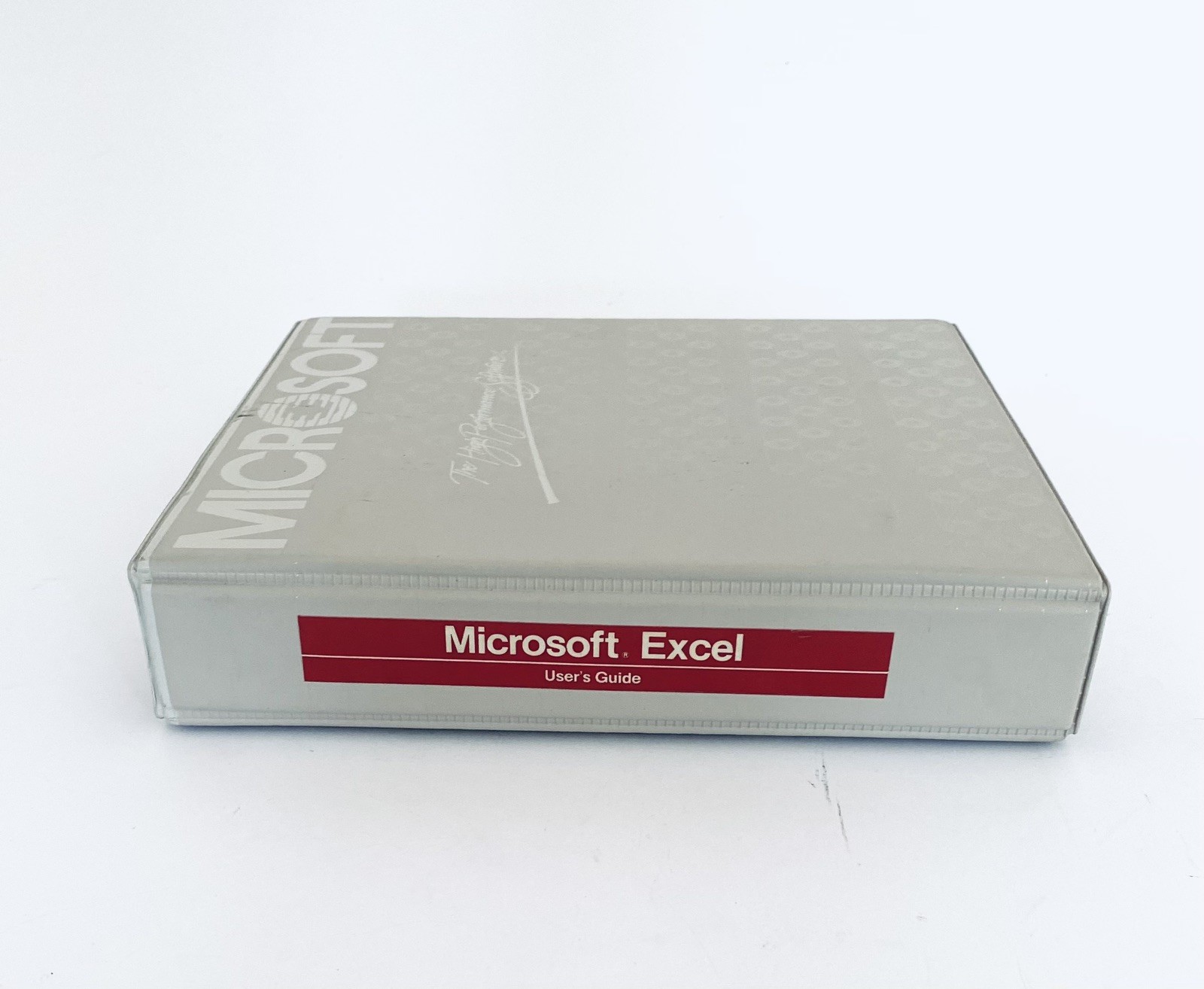 Microsoft High Performance Software Excel User Guide Binder Vintage 80s