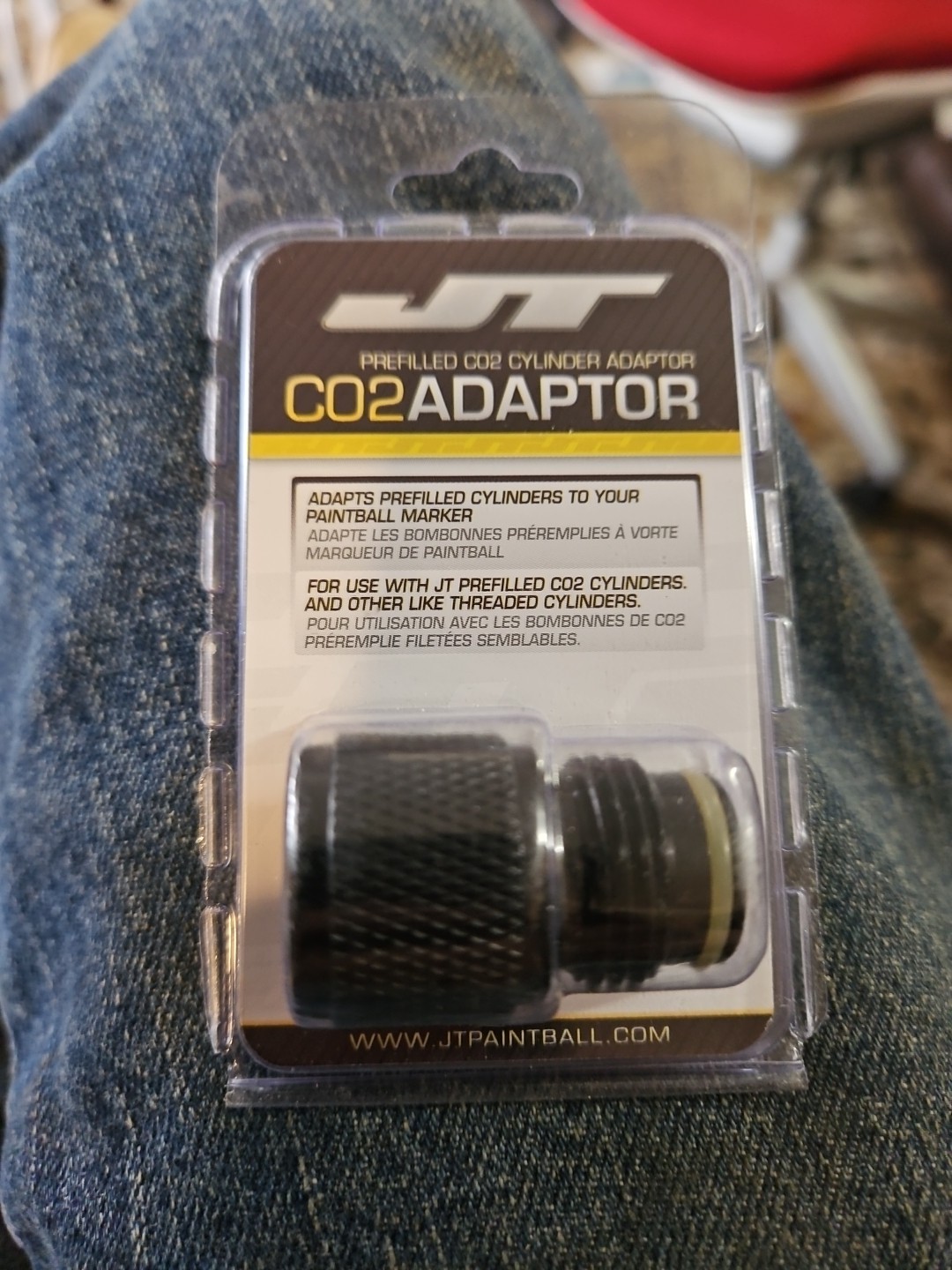 JT Prefilled C02 Cylinder ADAPTOR