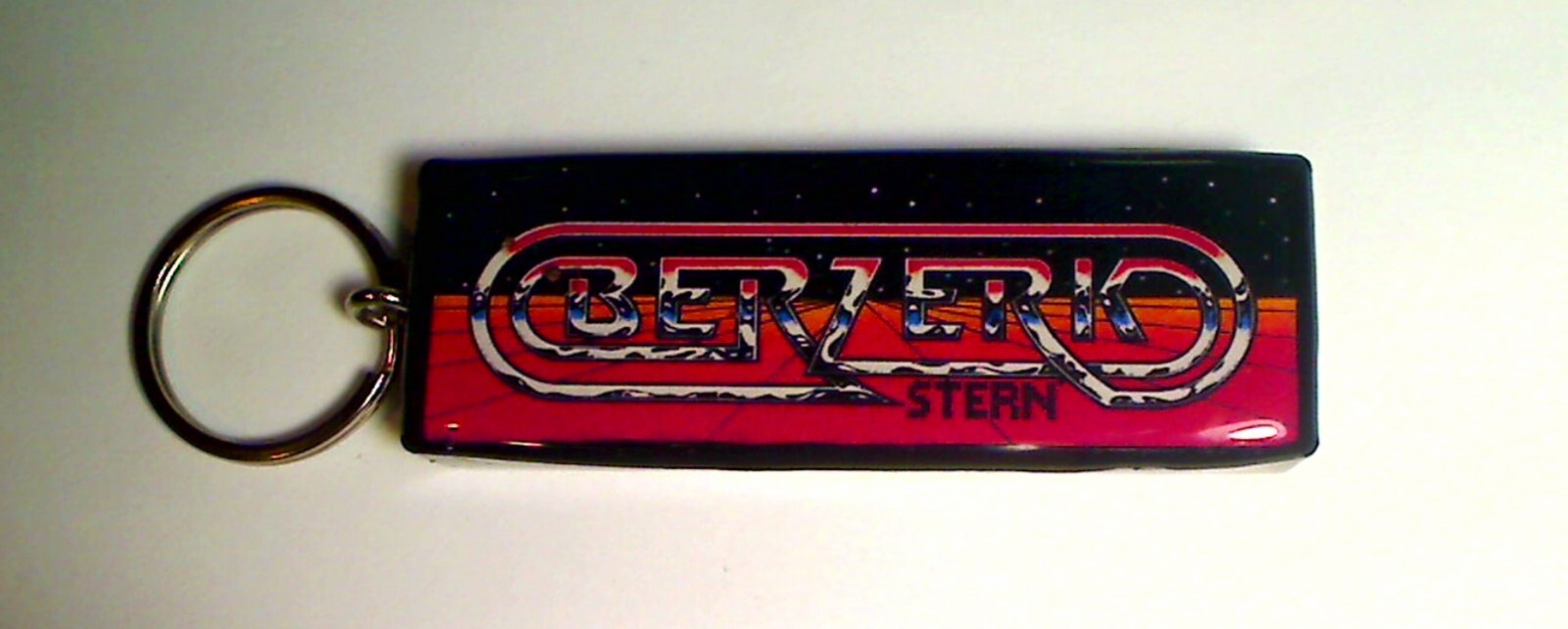 Berzerk  Arcade Marquee Coin Door accessory Keychain