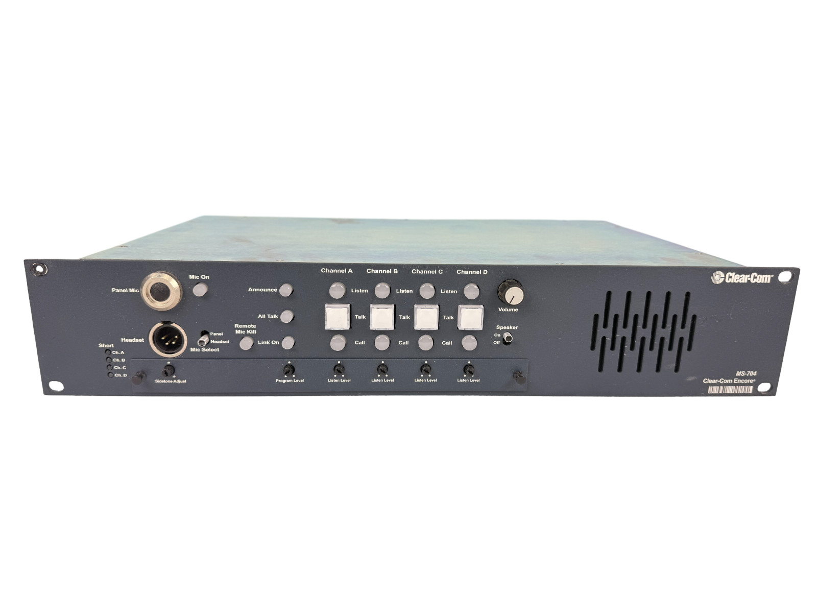 Clear-Com MS-704 4-Channel Wired Main Station Intercom System