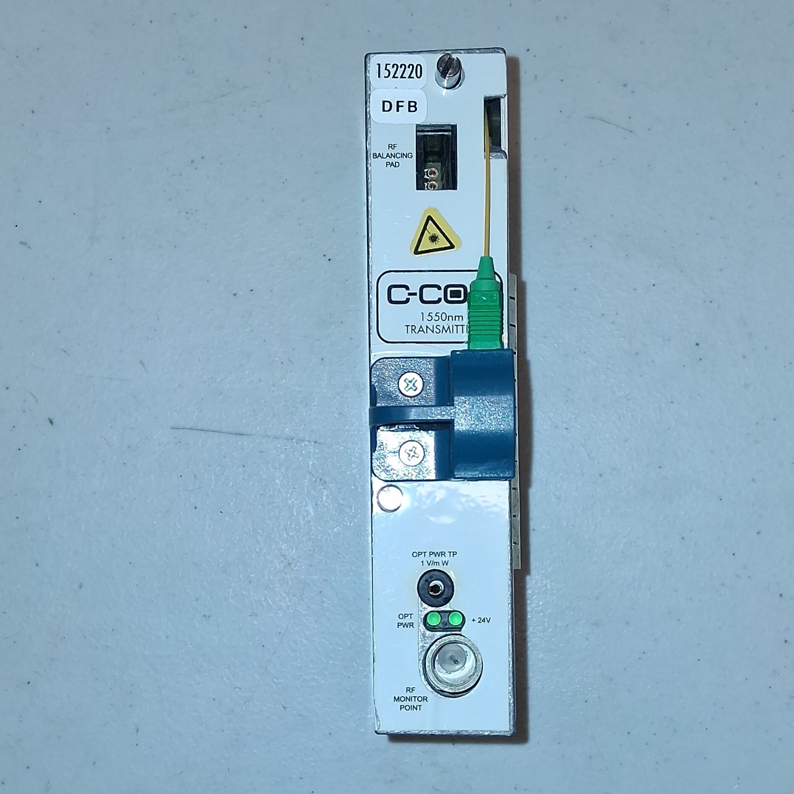 C-COR 1550nm DFB Optical Transmitter Module 152220-01 RF Monitor
