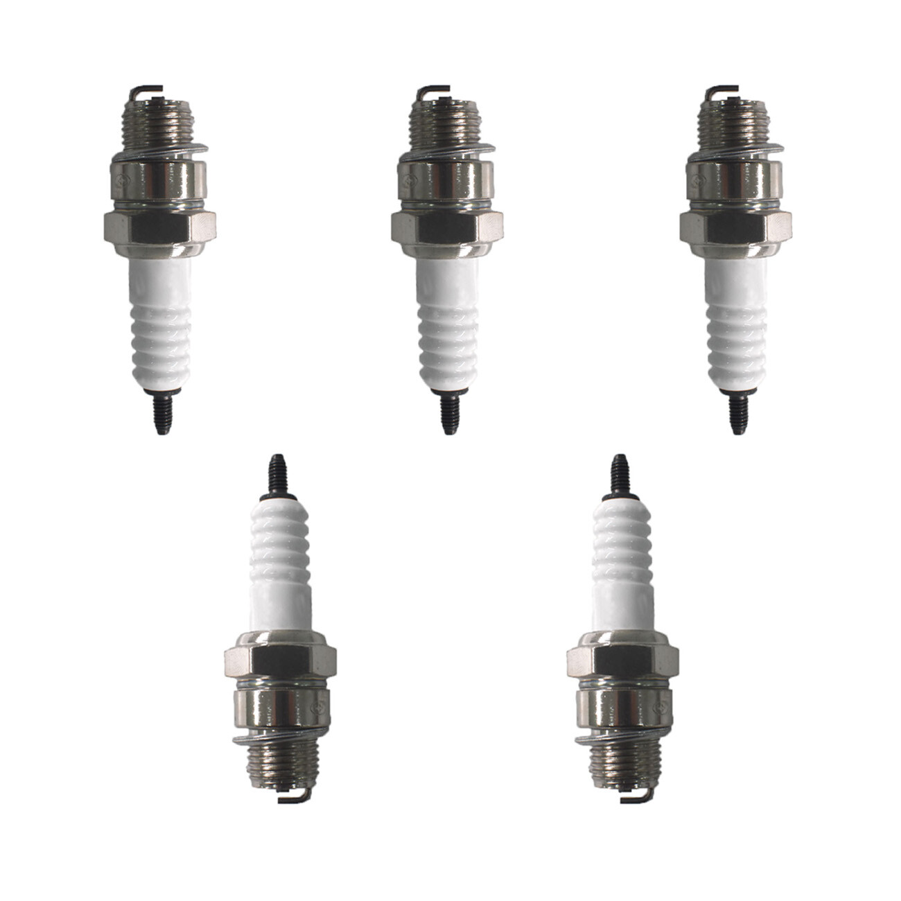 5pcs Spark Plug For Motorized Bicycle 50cc 60cc 66cc 80cc 2 Stroke Engine