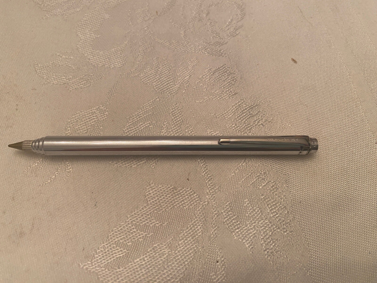 Vintage PEN POINTER Telescoping Silver Metal Pocket Pointer