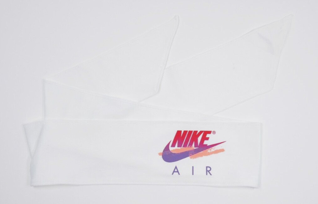 Nike Printed Dri-Fit Head Tie 3.0 White/Siren Red/Wild Violet Adult