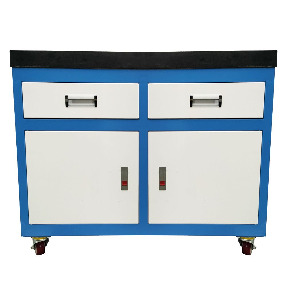 Electric Tapping Machine T-slot Worktable Removable Base Holder with Drawers