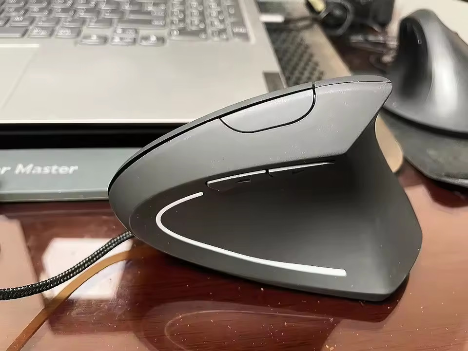 Ergonomic Wireless Vertical Mouse Bluetooth 2.4G Rechargeable Mute Laptop PC