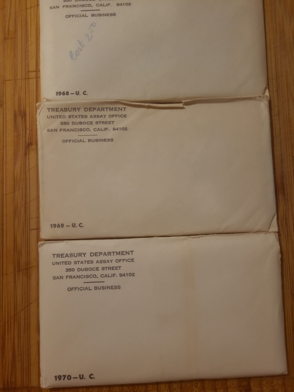 1968-1970 P&D Uncirculated Mint Sets With 40% Silver Kennedy Half Dollars