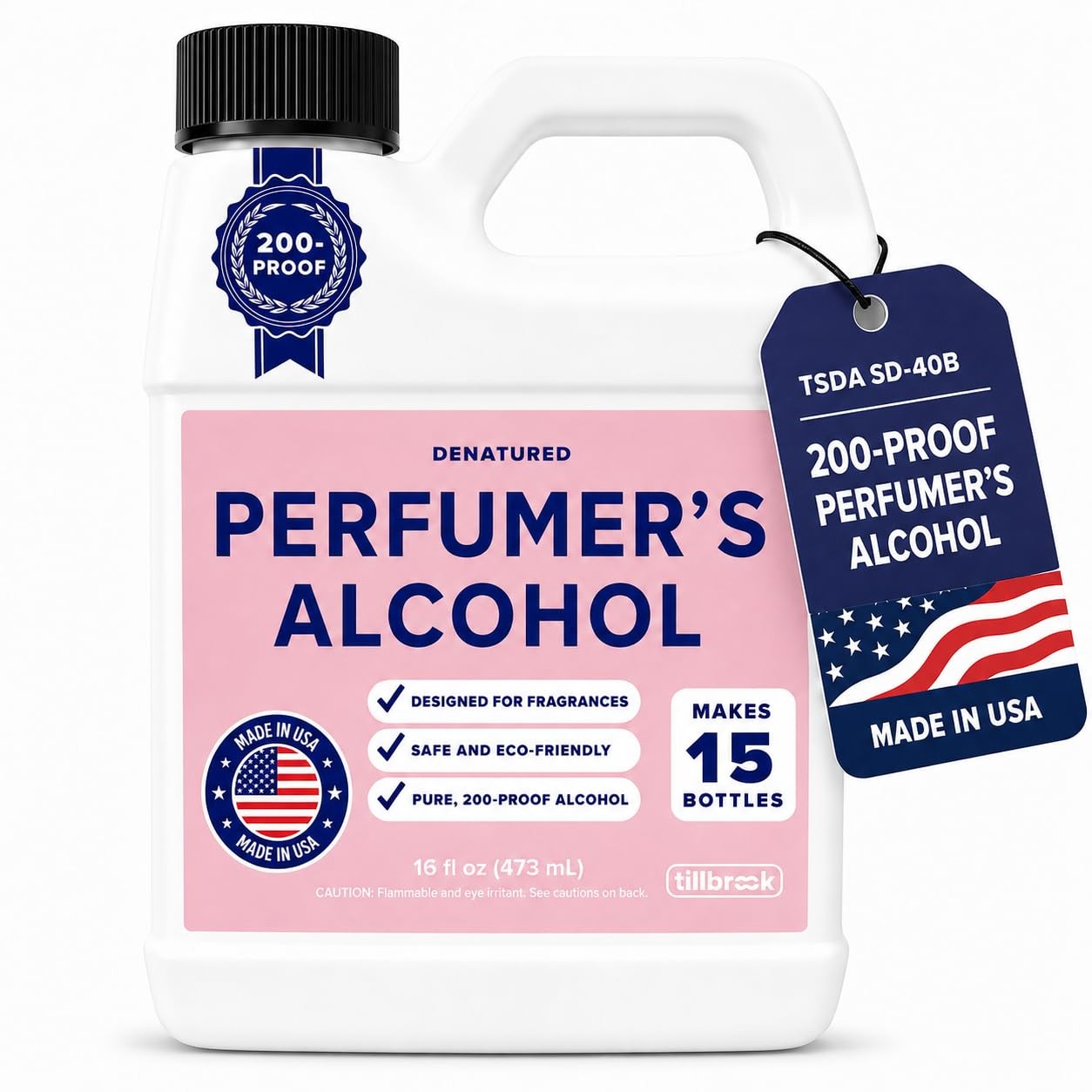 Perfumer’s Alcohol - 16 oz Perfume Grade Alcohol for Fragrance Making Kit - 2...
