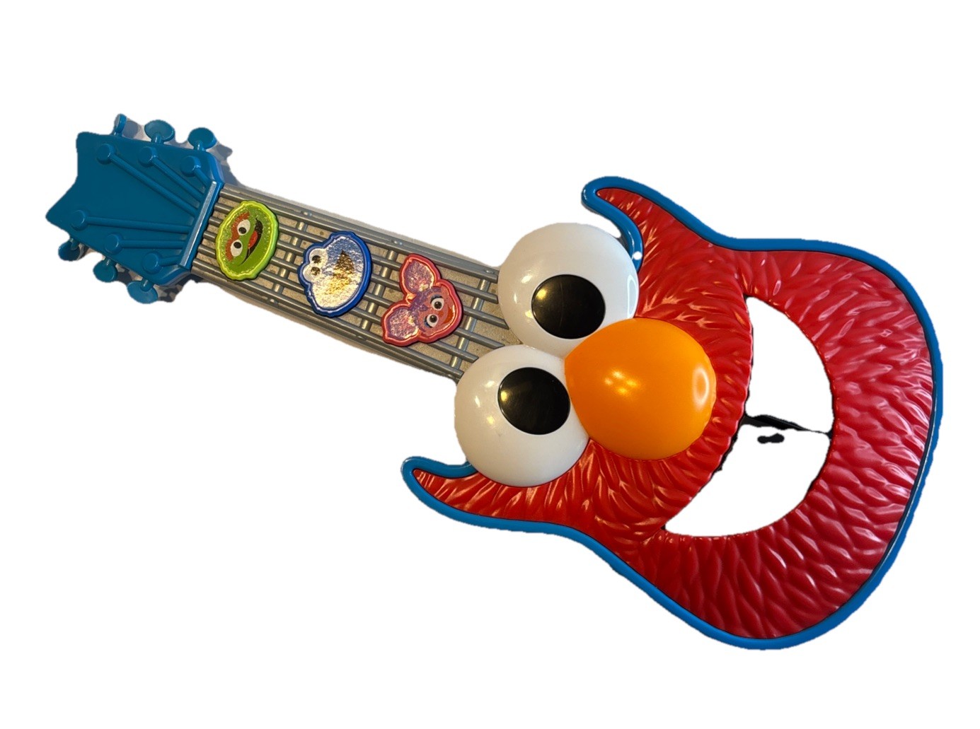SesameStreet Rock W/ Elmo Toy Guitar Musical Instrument USED 24HOUR SHIPPING