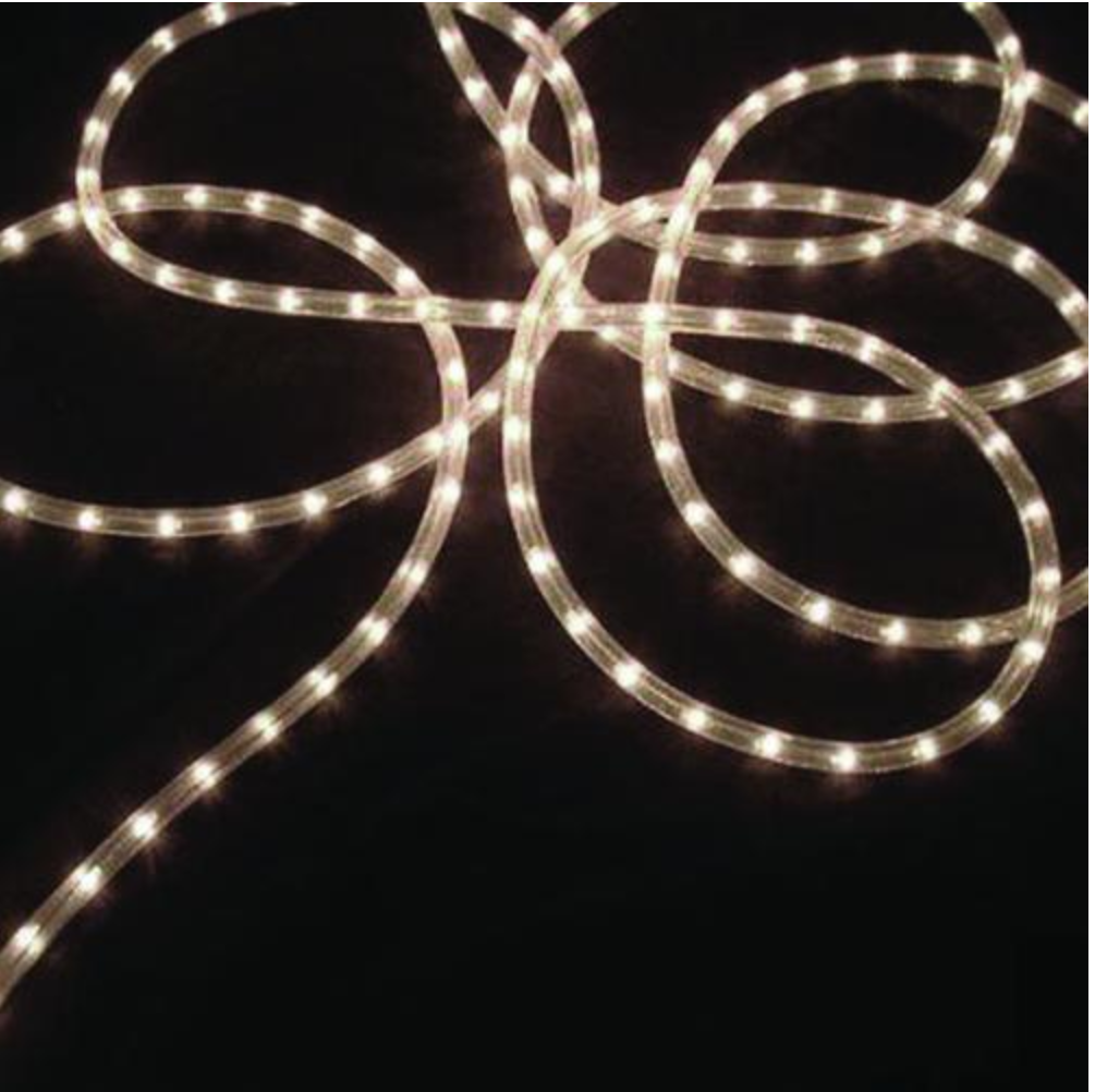 30' Clear rope light
