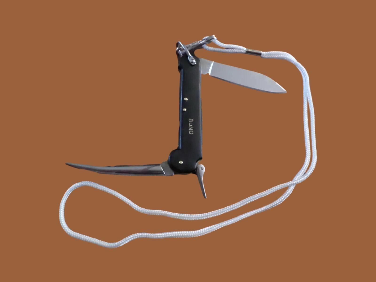 GERMAN NAVY SAILOR POCKET KNIFE BUND RIGGING MARLIN SPIKE BORDMESSER