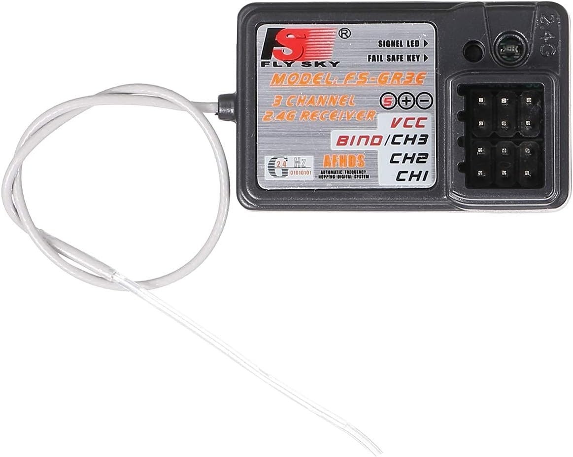 Flysky Receiver FS-GR3E AFHDS Long Range 3CH 2.4GHz Receiver for FS-GT2 FS-GT...