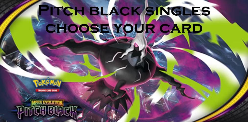 Pokemon Pitch Black Choose Your Card - REVERSE HOLO ONLY!!!