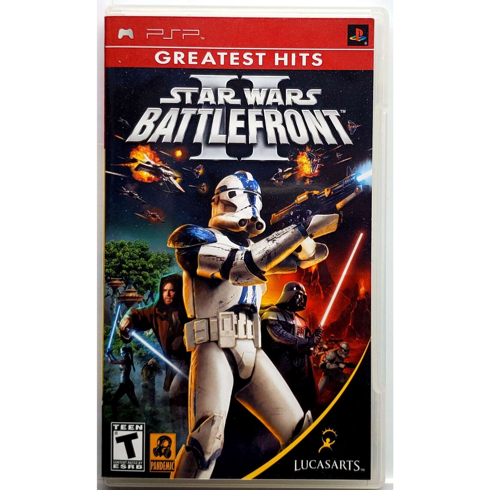 Box, No Game - Star Wars Battlefront 2 Greatest Hits - Playstation Portable PSP