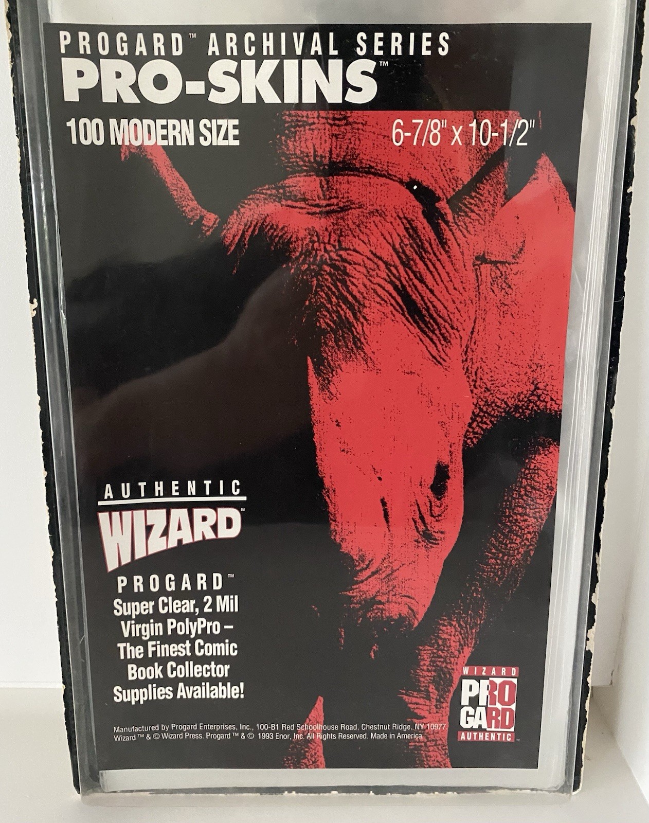 Sealed Progard 100 Super Clear 6 7/8”- 10 1/2” Poly Pro Comic Book Supply Sleeve