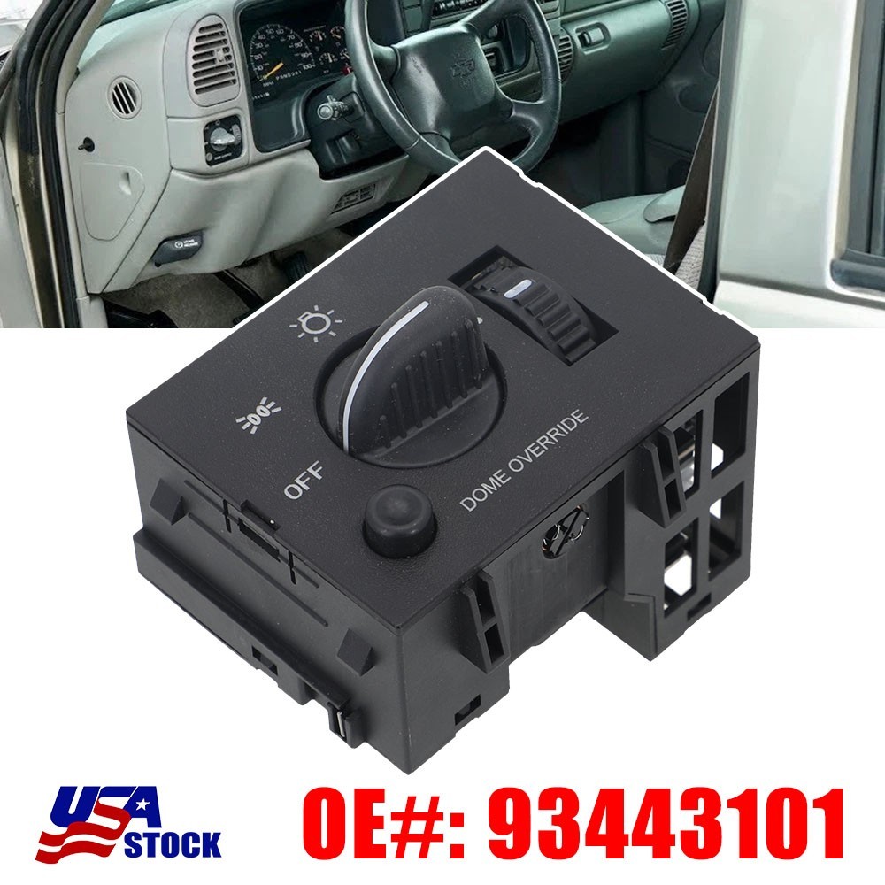 Headlight Switch For 1995-2000 Chevy GMC C1500 C2500 C3500 Pickup 1995-2002✈️