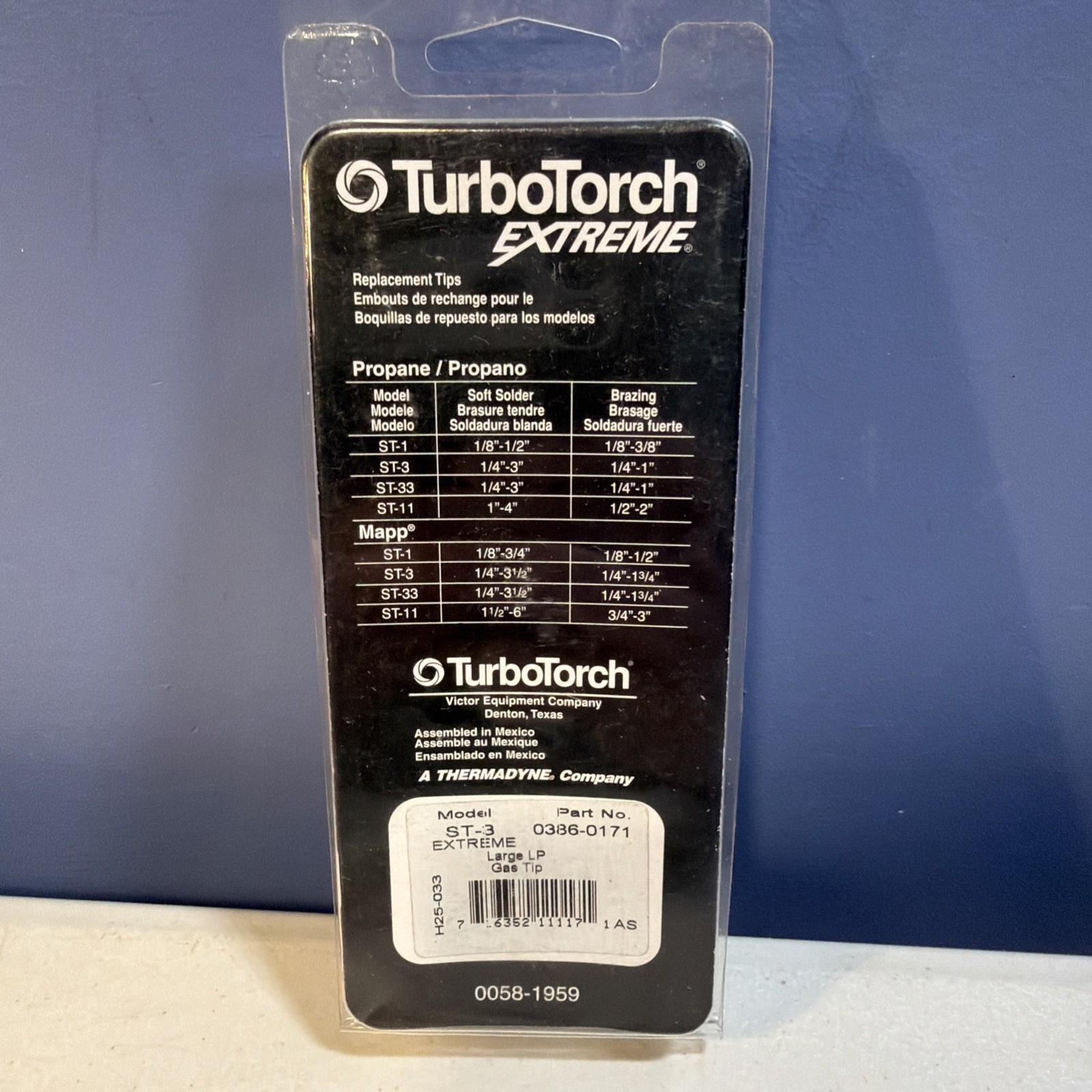 "TURBO TORCH EXTREME ST-3" - Replacement Tip - TUR-0386-0171 - Brand New/Sealed