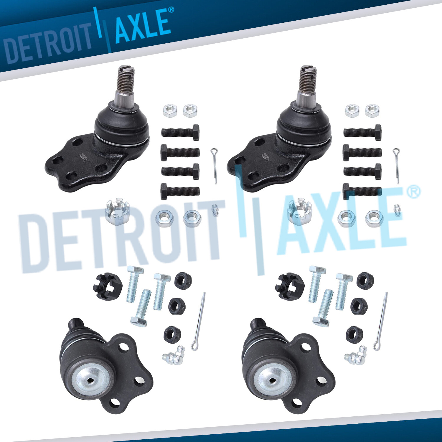 2WD Front Upper and Lower Ball Joint Set for 1997 1998 1999 Dodge Dakota Durango