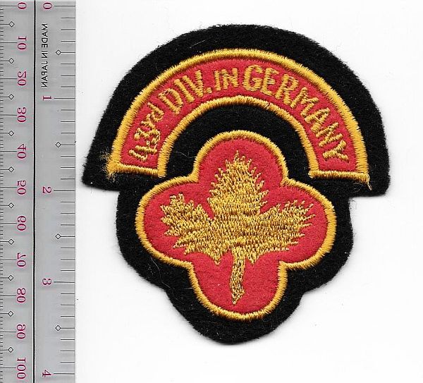 Military Band US Army Germany 43rd Infantry Division US NATO Korea NO TARIFF