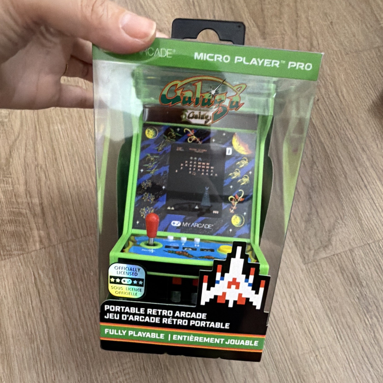 My Arcade Micro Player Pro Galaga Portable Retro Arcade Reproduction 2023