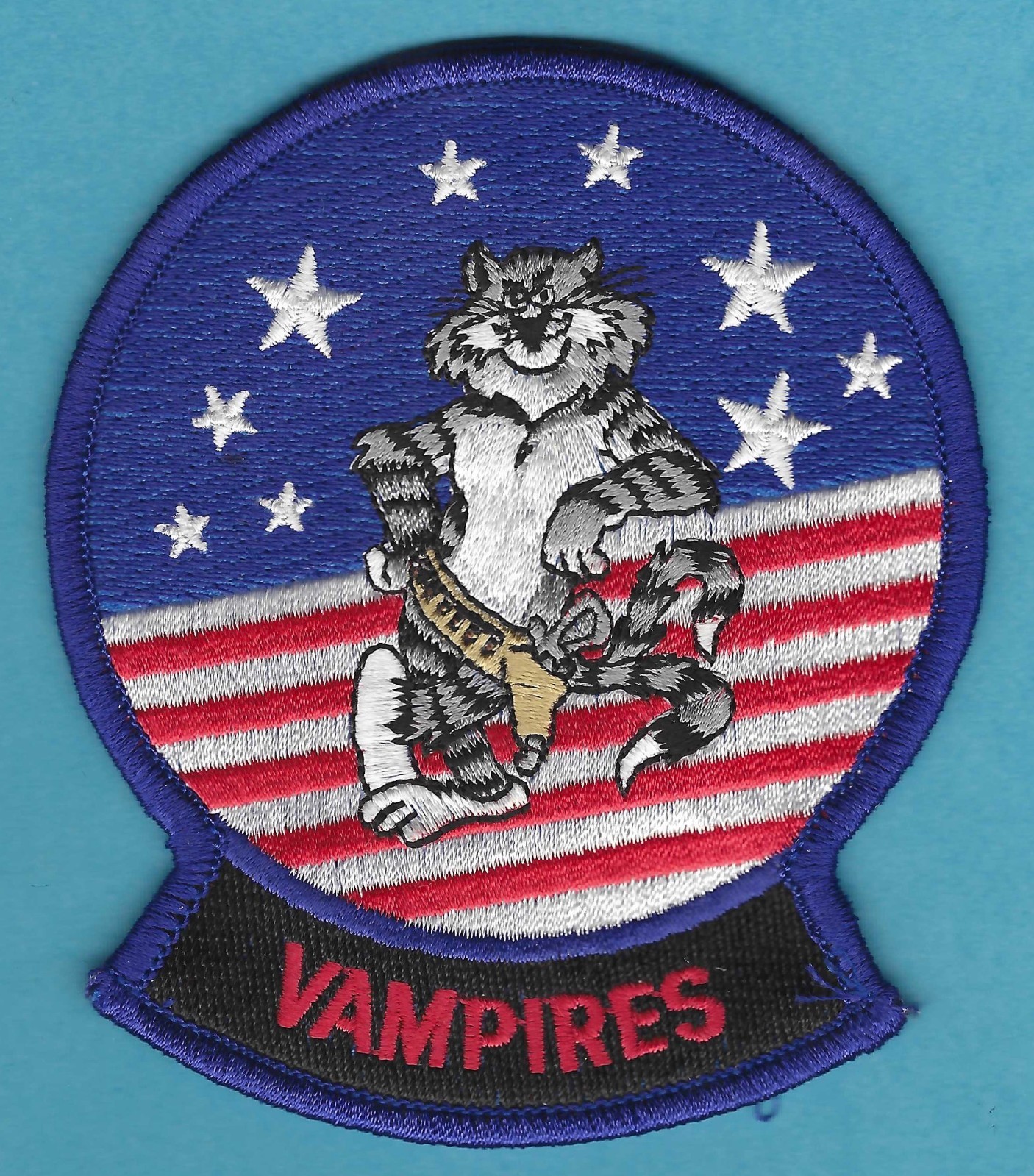 U.S NAVY VX-9 VAMPIRES AIR TEST & EVALUATION SQUADRON NINE F-14 TOMCAT PATCH