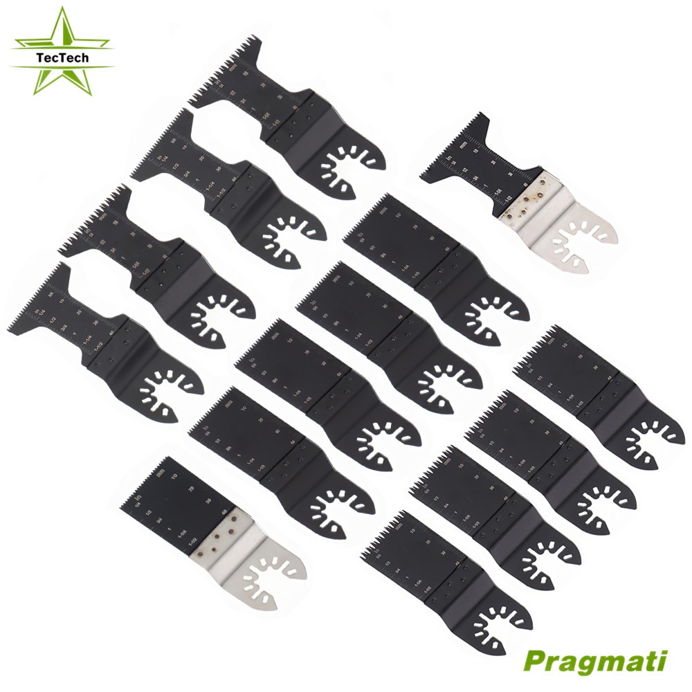 14 Pcs High Quality Multi Tool Precision Wood/ Soft-Metal Oscillating Saw Blades