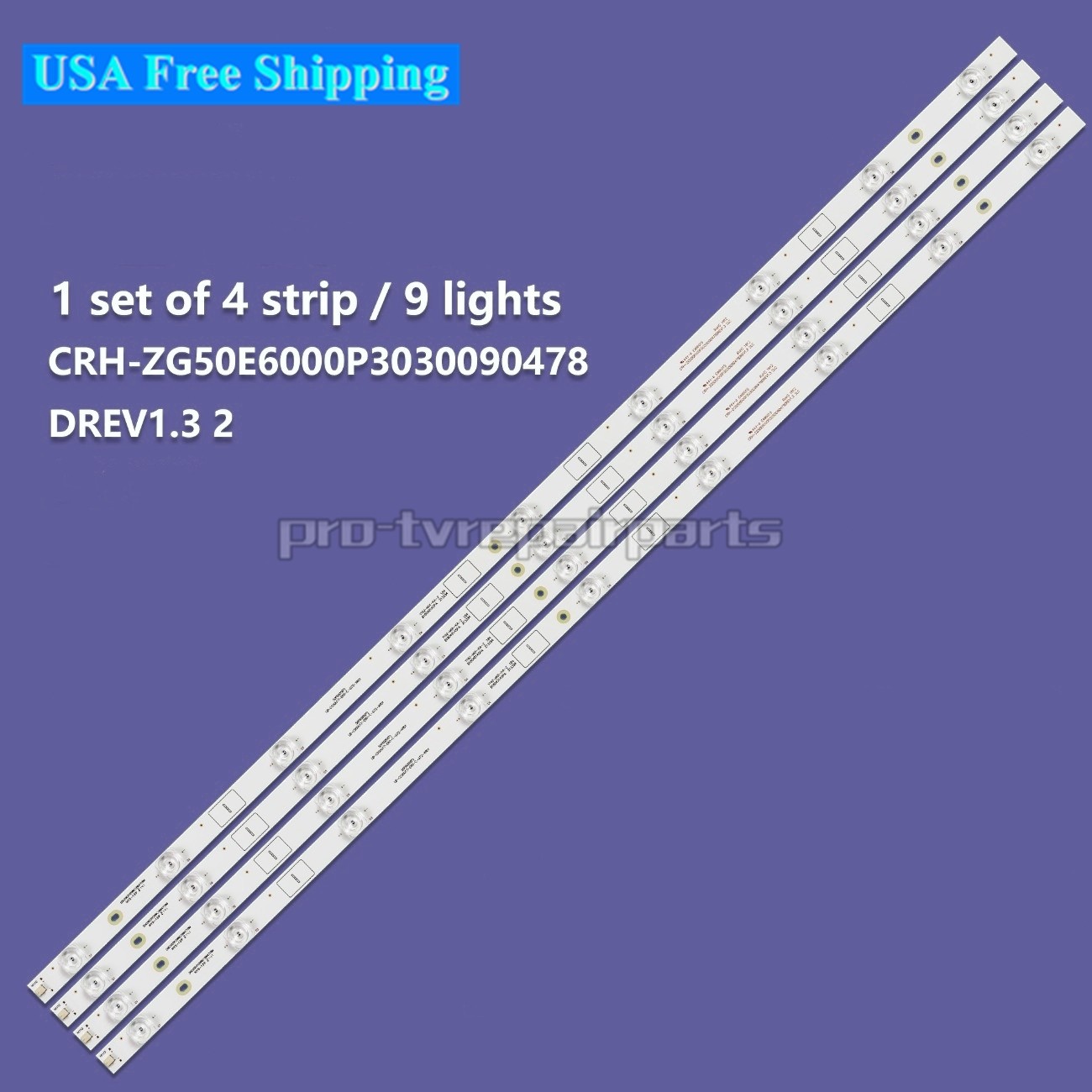 LED Backlight Strips For Element E4SFT5017 E2SW5018 E4SW5017RKU C500Y19-E60