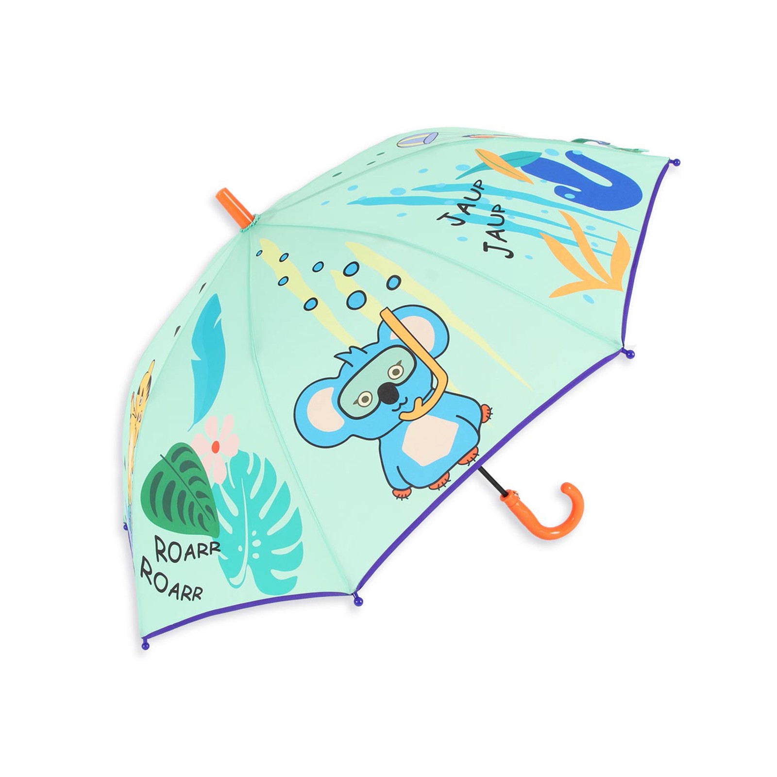 Milk&Moo Jungle Friends Umbrella for Children, Windproof Umbrella, Kids Umbrella
