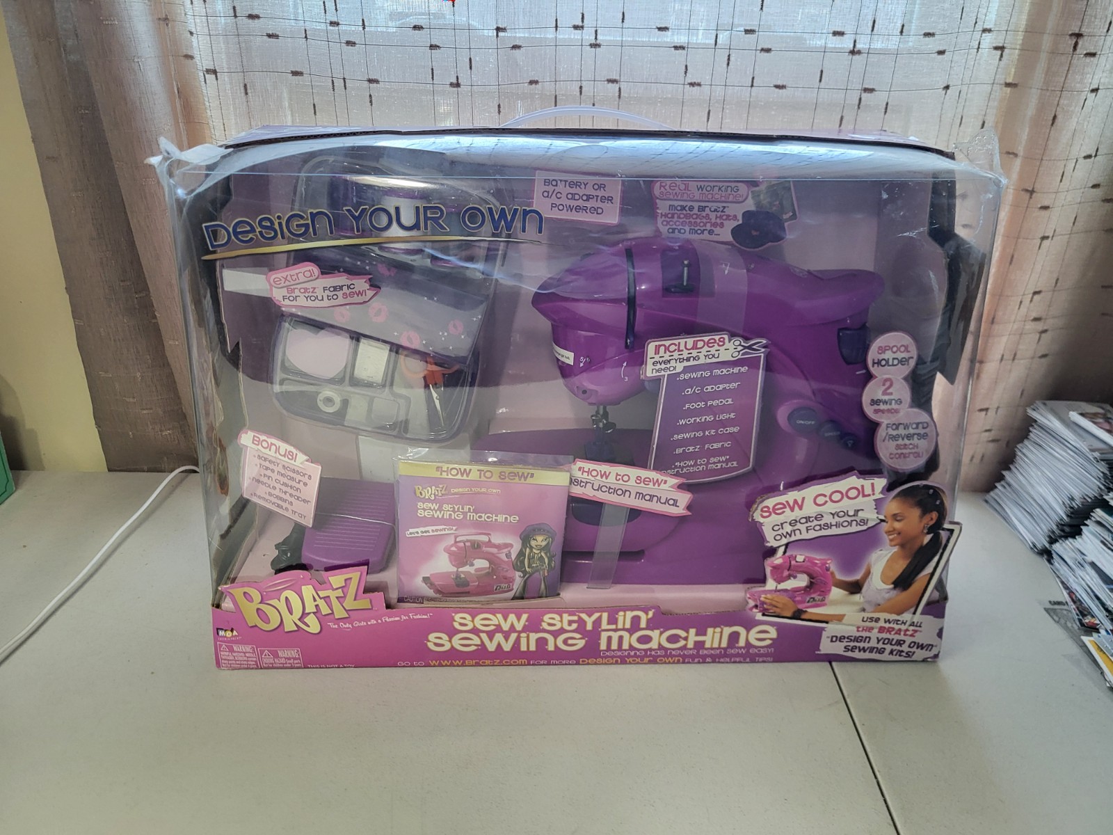 Bratz Sew Stylin’ Sewing Machine Design Your Own Rare Model Vintage New In Box