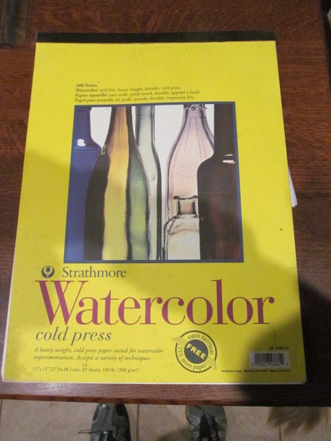*300 Series Watercolor Paper Pad, 9x12 inches, 11 Sheets (140lb/300g)