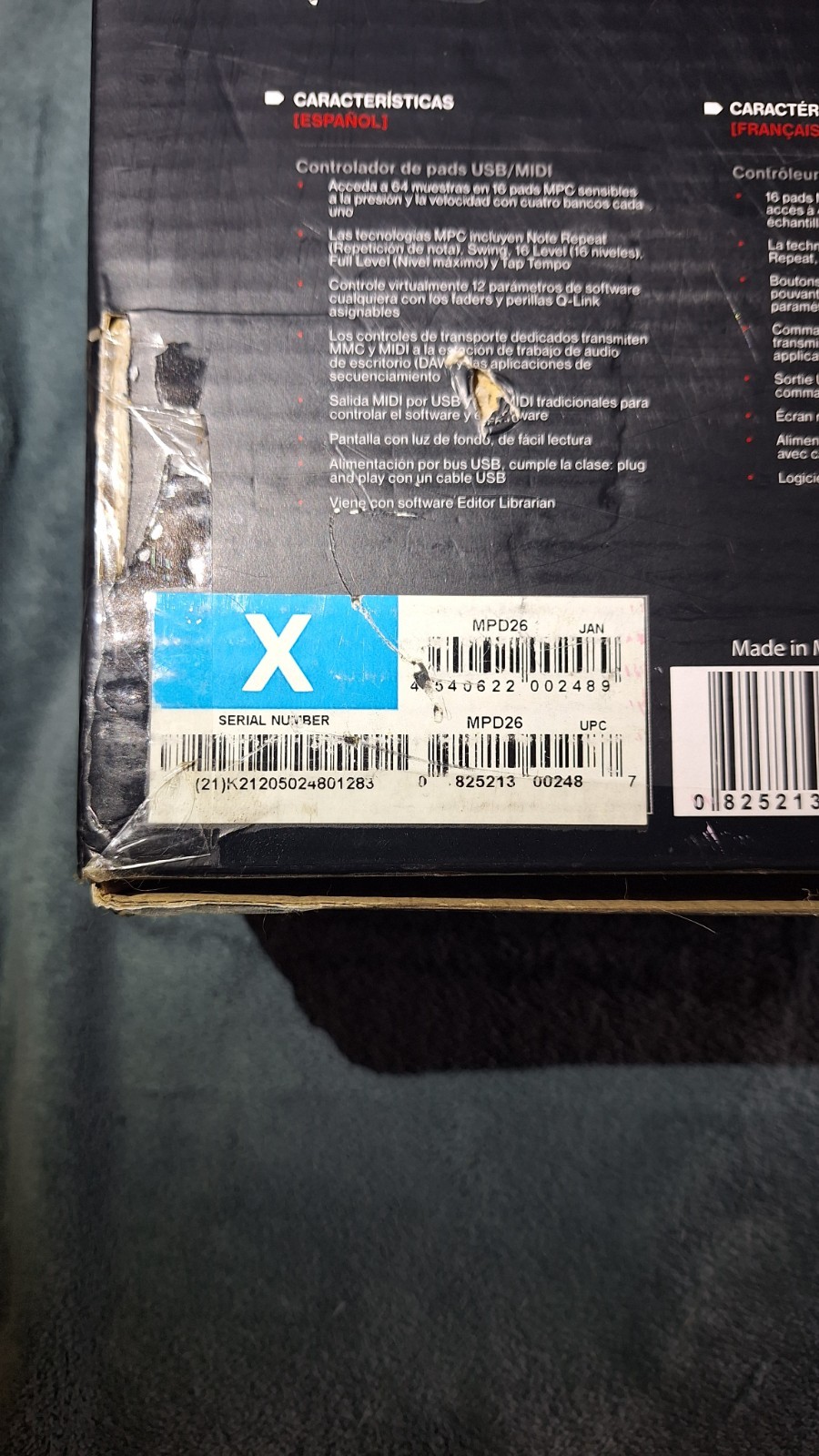 Akai MPD26 Velocity Sensitive Pad Controller