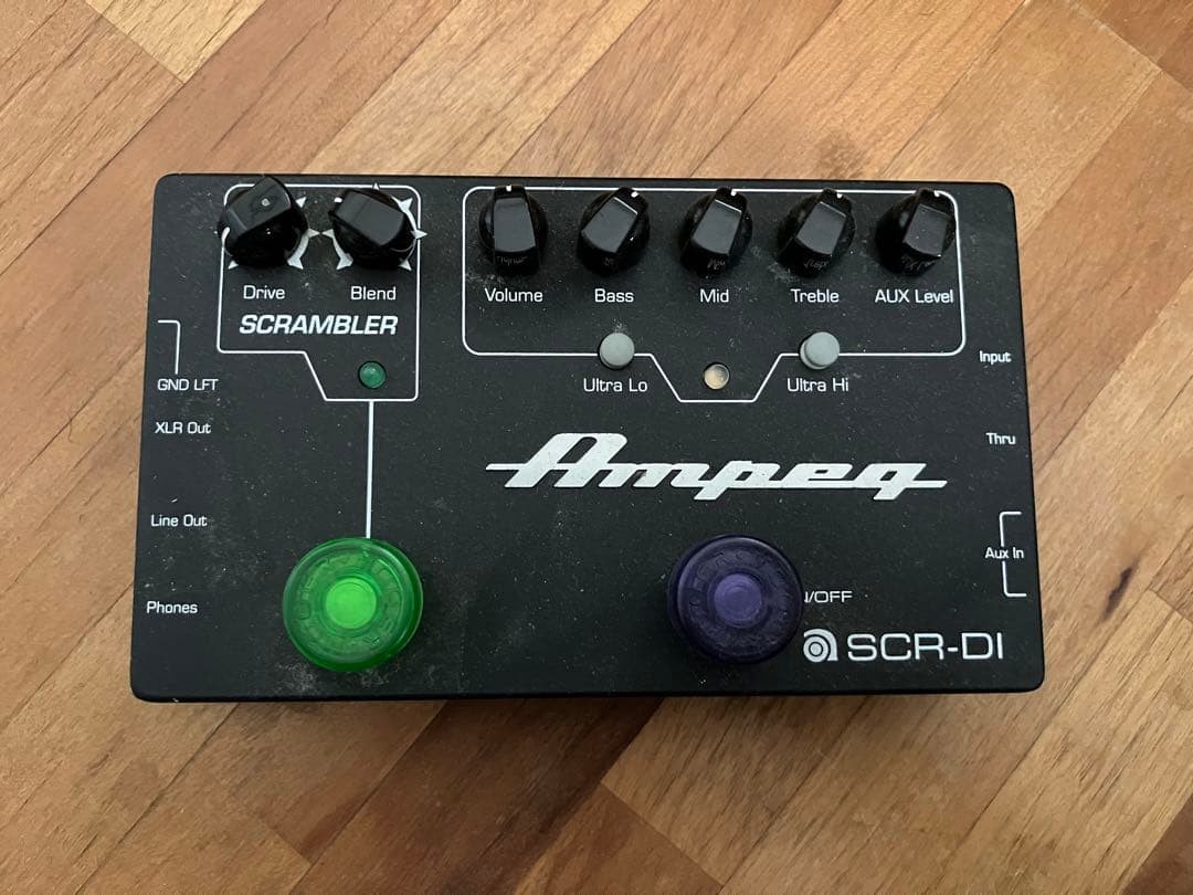 Ampeg SCR-DI Bass Preamp/DI Pedal - Tested, Used