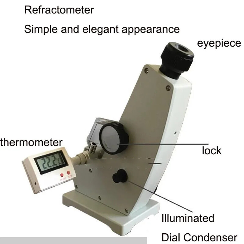 Digital Abbe RefractometerLaboratory RefractometerConcentration Tester