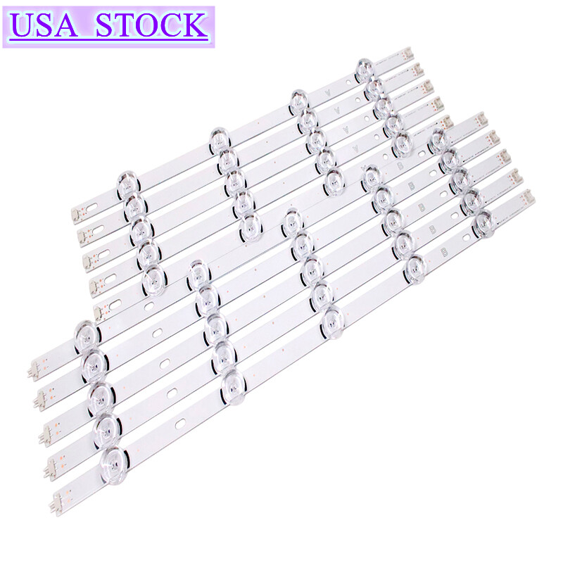 10pcs LED Strips for LG 49LB580U 49LB6200 49LB572V 49LB5550 6916L-1788A 1945A