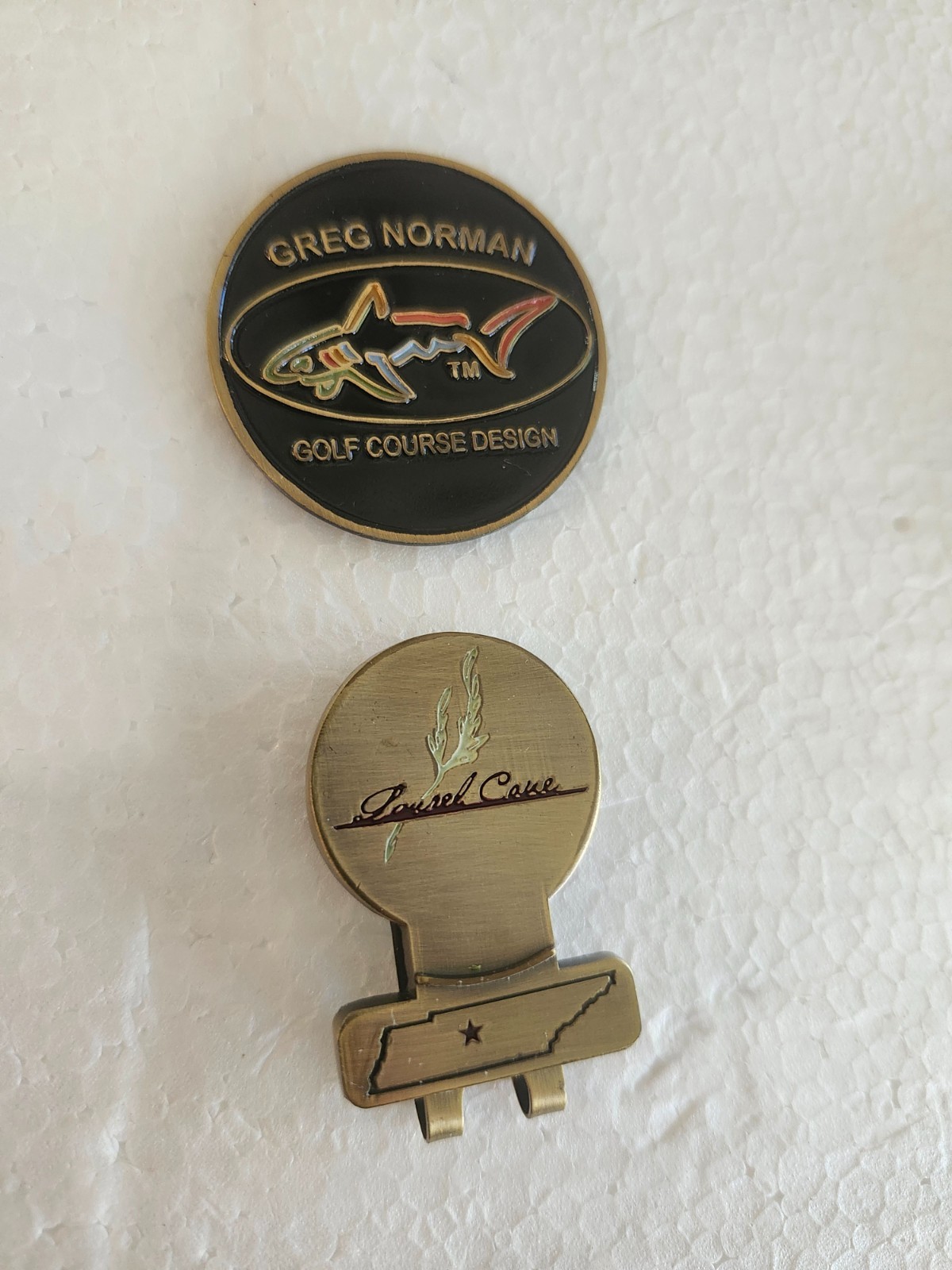 GREG NORMAN MONEY CLIP PROMOTIONAL LAUREL COVE GOLF CLUB TN