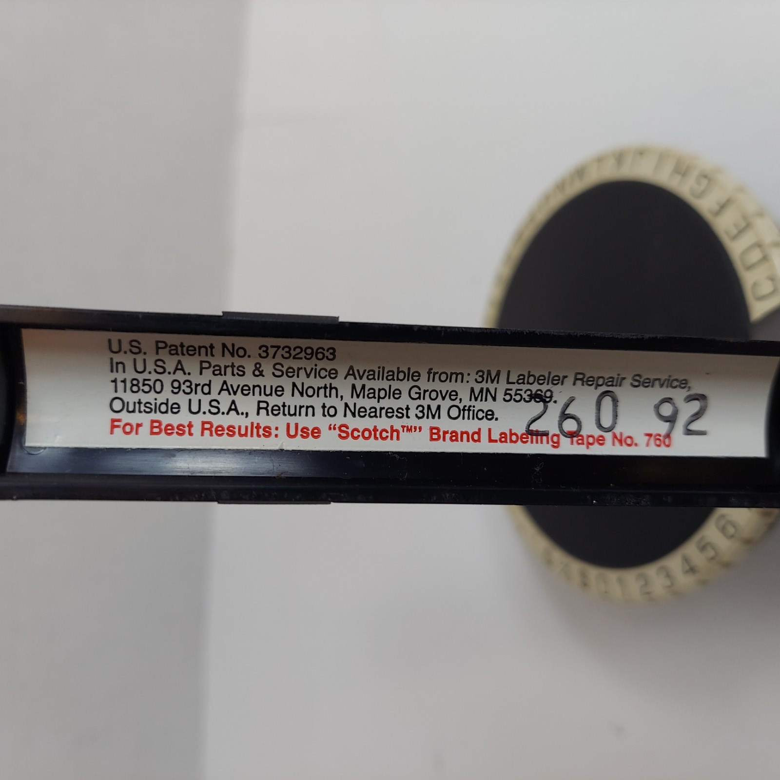 Scotch EA-450 Vintage Label Maker Writer Embosser Tested Working