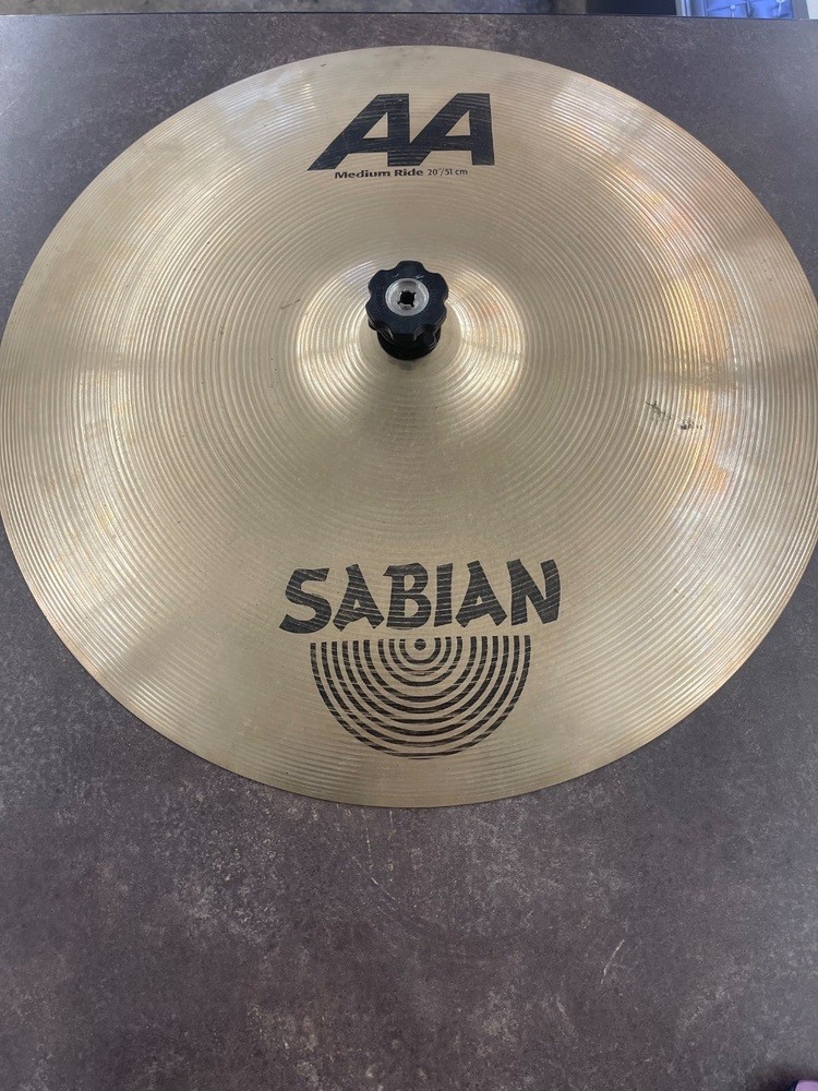 Sabian AA Medium RIDE 20"/51 CM signs of wear wit Cymbolt