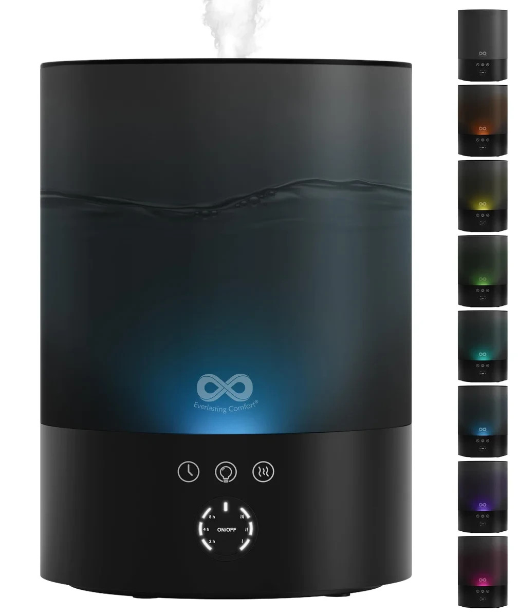 NEW Open Box Everlasting Comfort 2.5L Touch Cool Mist Humidifier EC25-T02-B