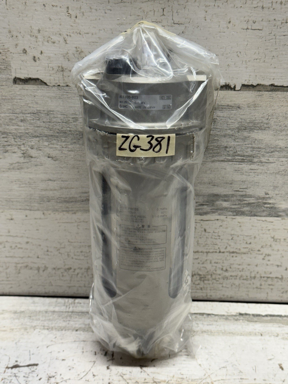 SMC ALF400-N03 Lubricator Auto Feed Lube New