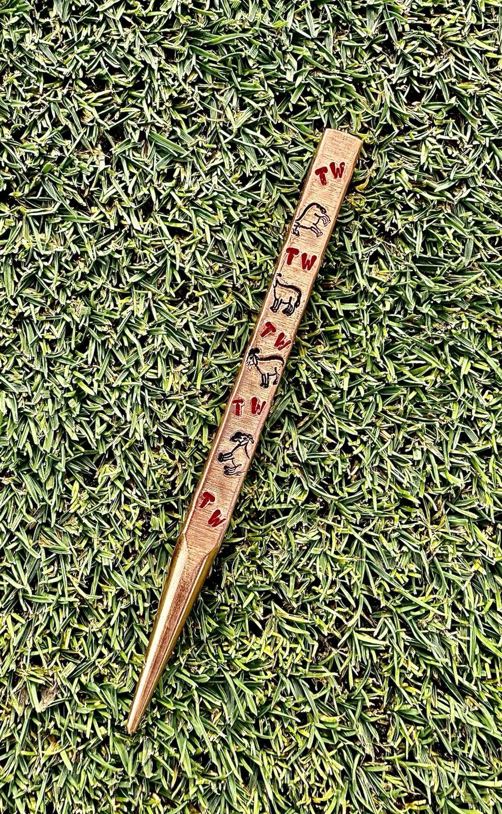 Feather & Forge Golf—Slim Single Prong Divot Tool Handmade Customize Your Own!