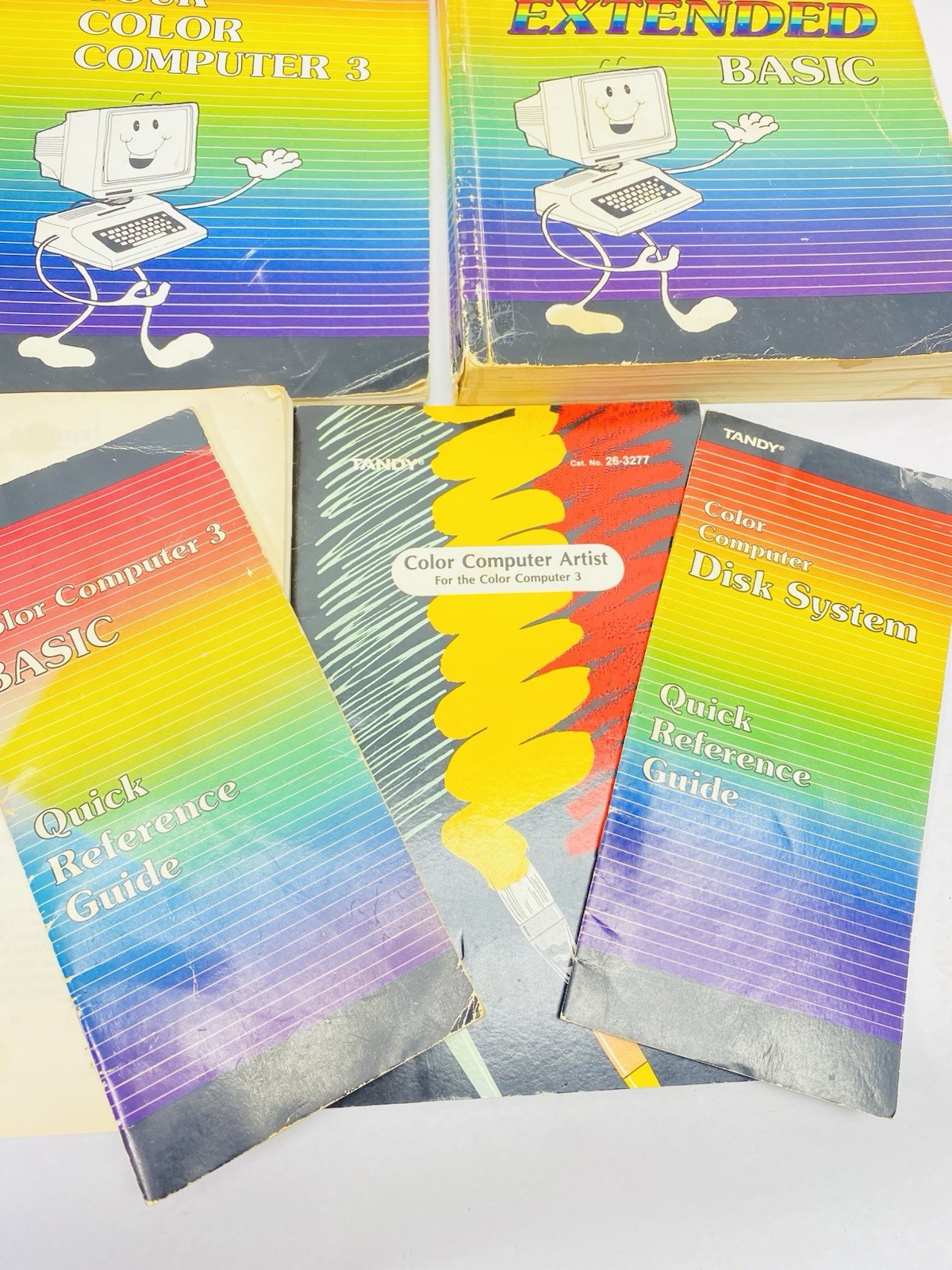 LOT Tandy Color CPU 3 OS-9 Level 2 Operating System Binder & Manuals Basic