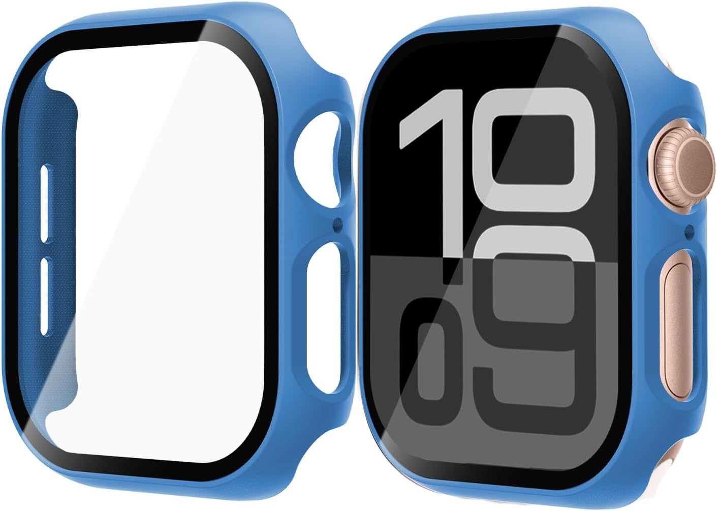 2 Pack Case for Apple Watch Series 11, Series 10 46mm, Scratch-Resistant Cover