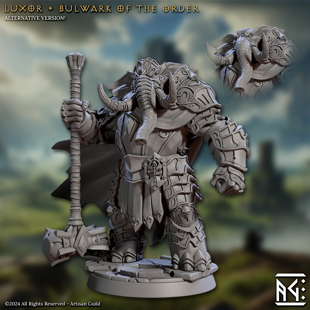 Loxodon Hero - Paladin / Fighter - Artisan Guild - Dungeons and Dragon