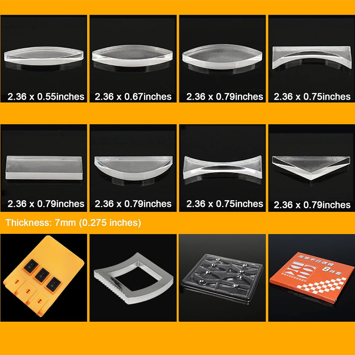 Physics Optical Experiment Set Multifunction Reflector Refraction Triangular