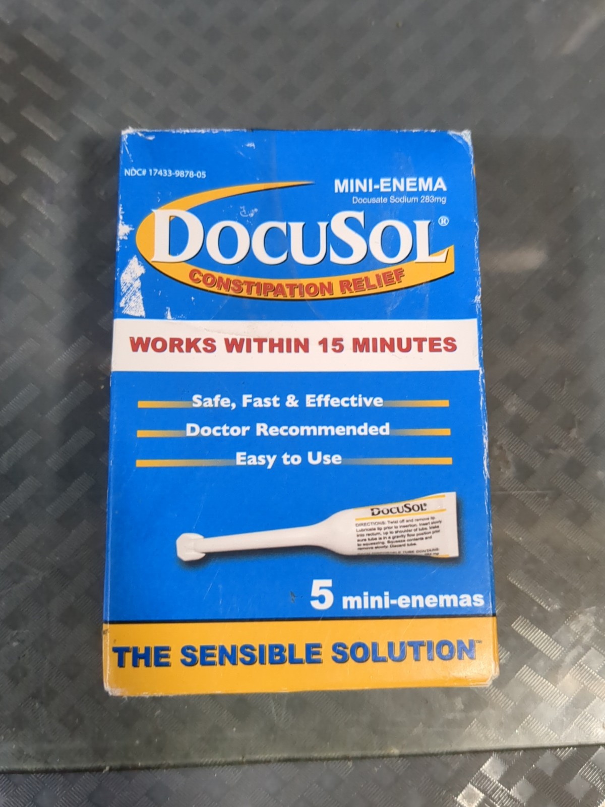 Regular Mini-Enema 5 Count By Enemeez *See Pictures* #S1