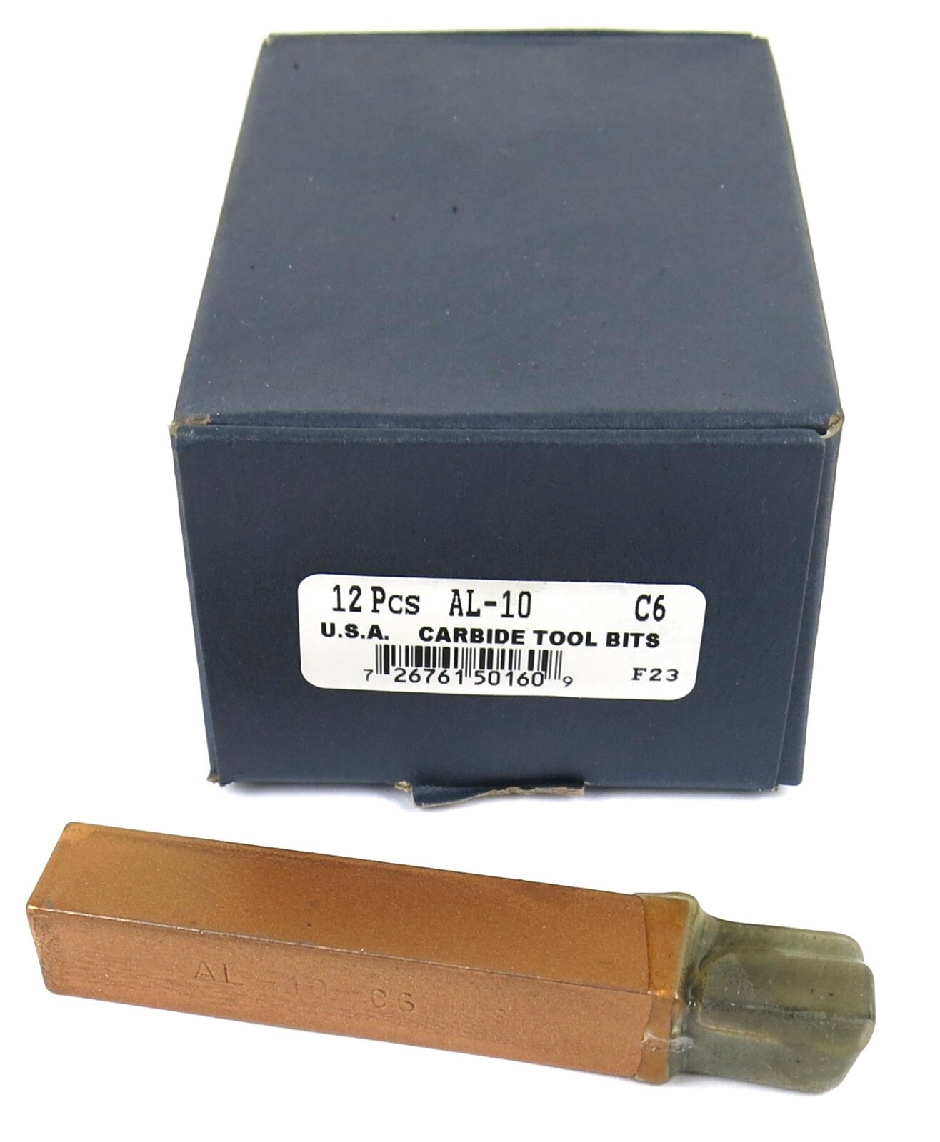 12pc ACT AL-10 Grade C6 Carbide Brazed 0° Lathe Tool Bits 5/8" x 5/8" Shank